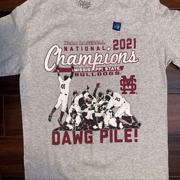 Mississippi State 2021 National Champs T-Shirt - Picture 2 of 4
